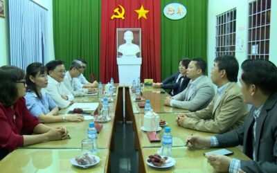 Trường Cao đẳng Y tế Long An làm việc với Viện Jamwei Nhật Bản