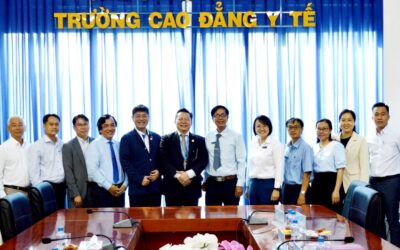Trường Cao đẳng Y tế Đồng Tháp tiếp và làm việc với Viện JAMWEI (Nhật Bản)